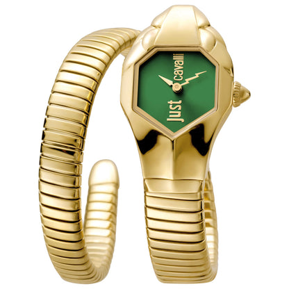 Front view of Just Cavalli Snake Women's Quartz Watch JC1L001M0055