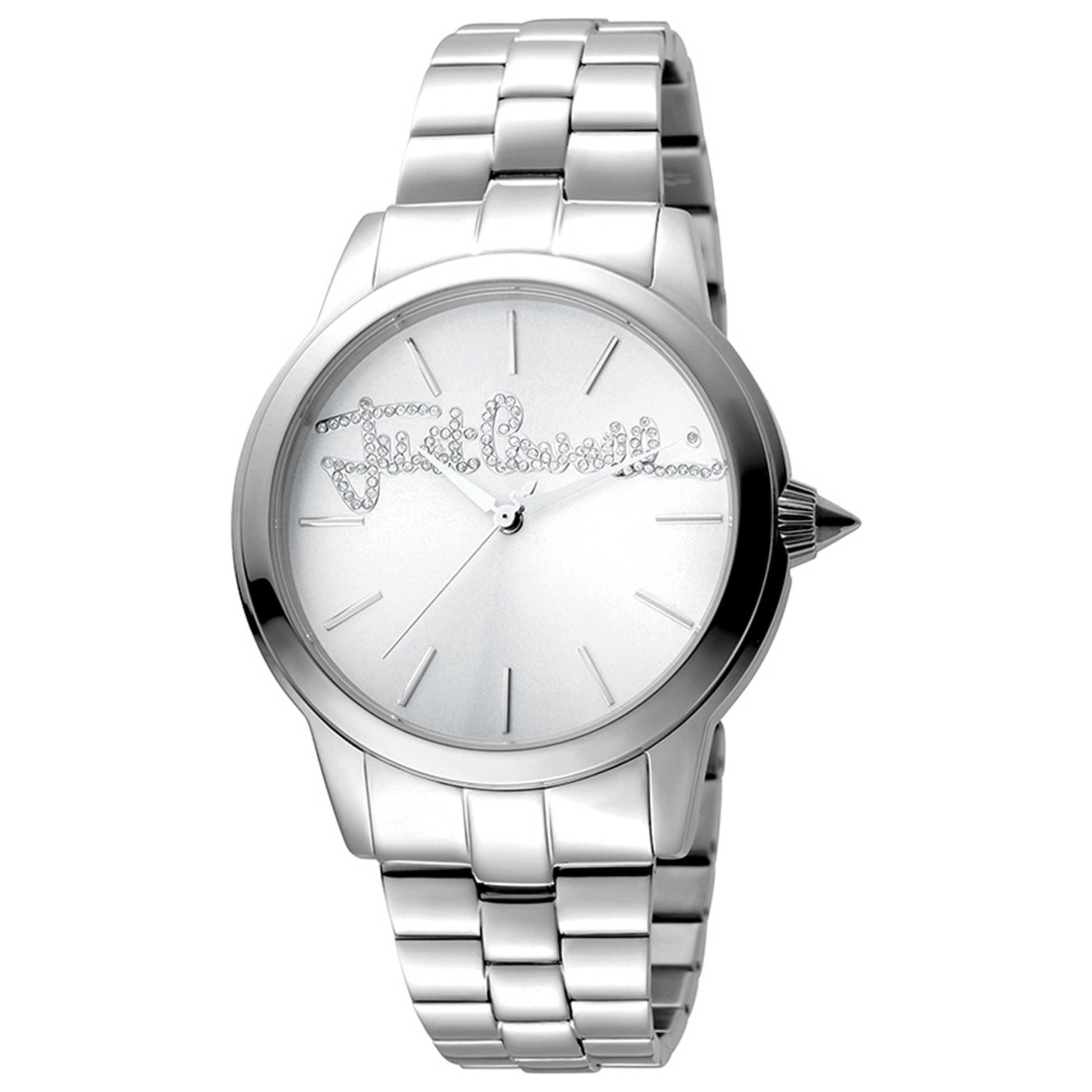 Front view of Just Cavalli Logo Mohair Women's Quartz Watch JC1L006M0055
