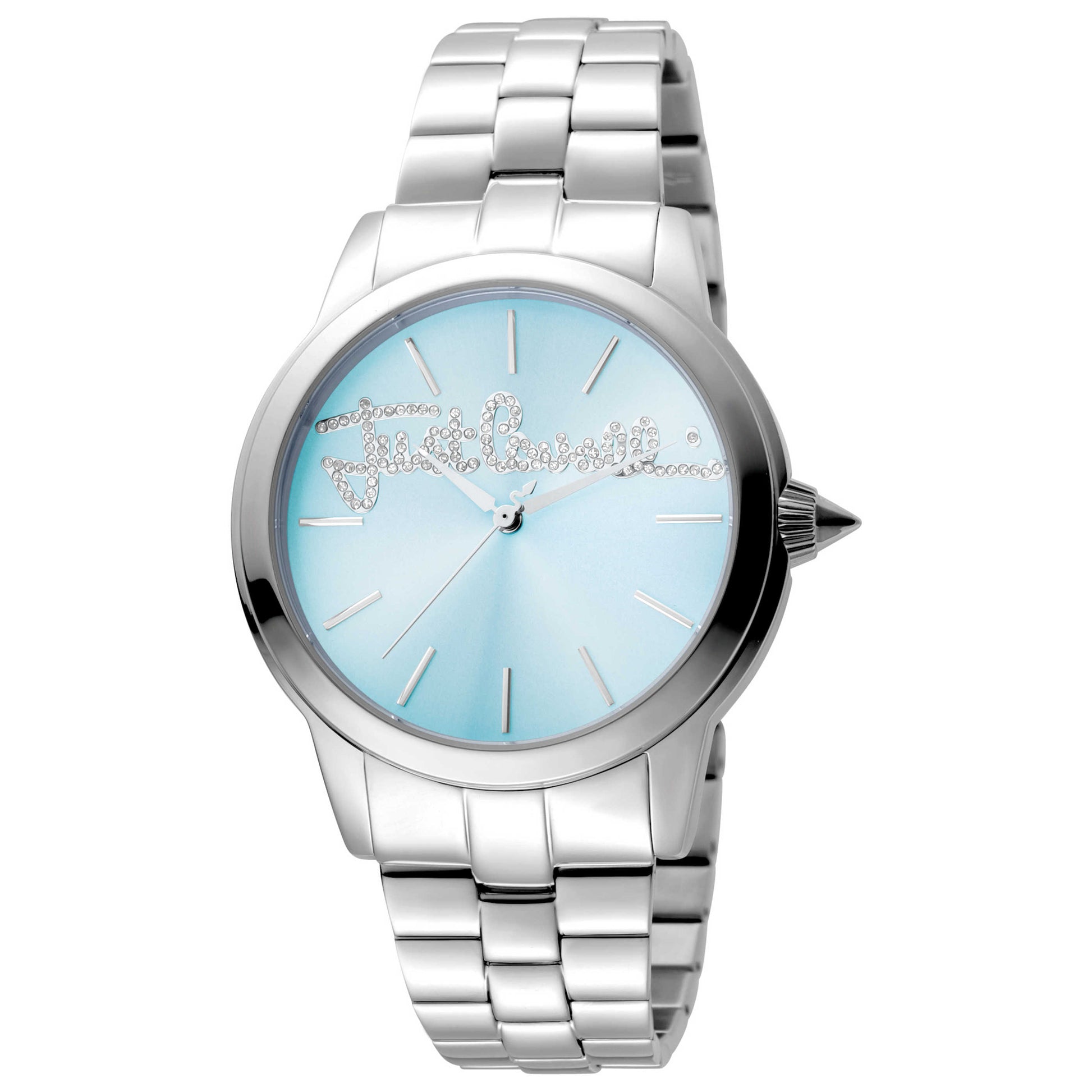 Front view of Just Cavalli Logo Mohair Women's Quartz Watch JC1L006M0065