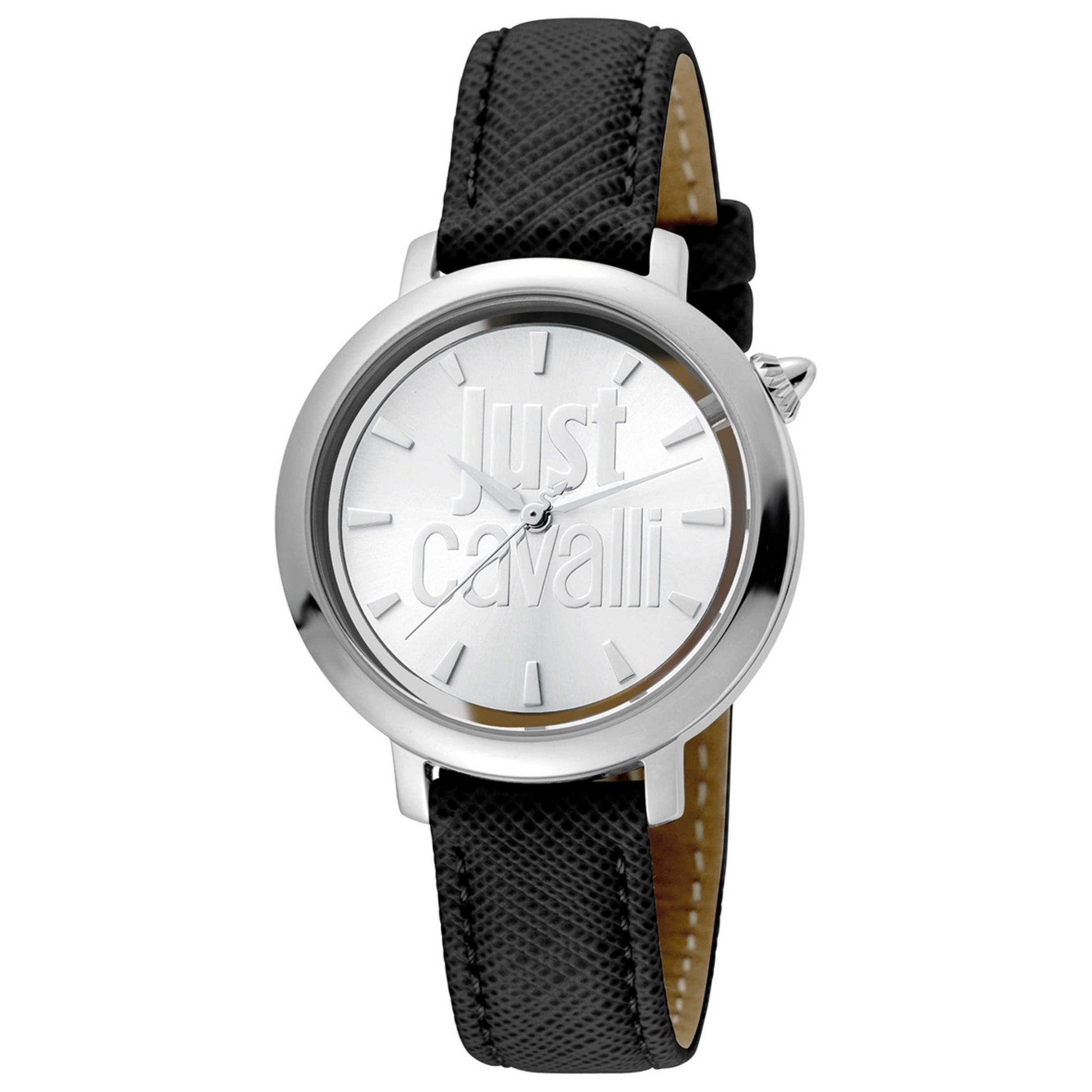 Front view of Just Cavalli Logo Logomania Women's Quartz Watch JC1L007L0015