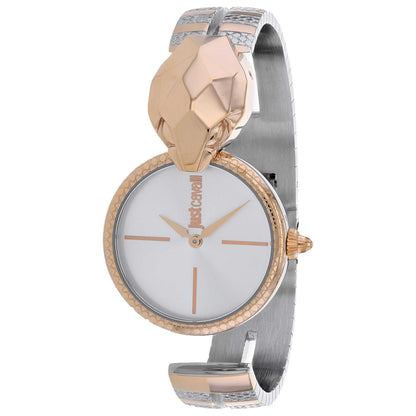 Front view of Just Cavalli Glam Chic Snake Women's Quartz Watch JC1L058M0075