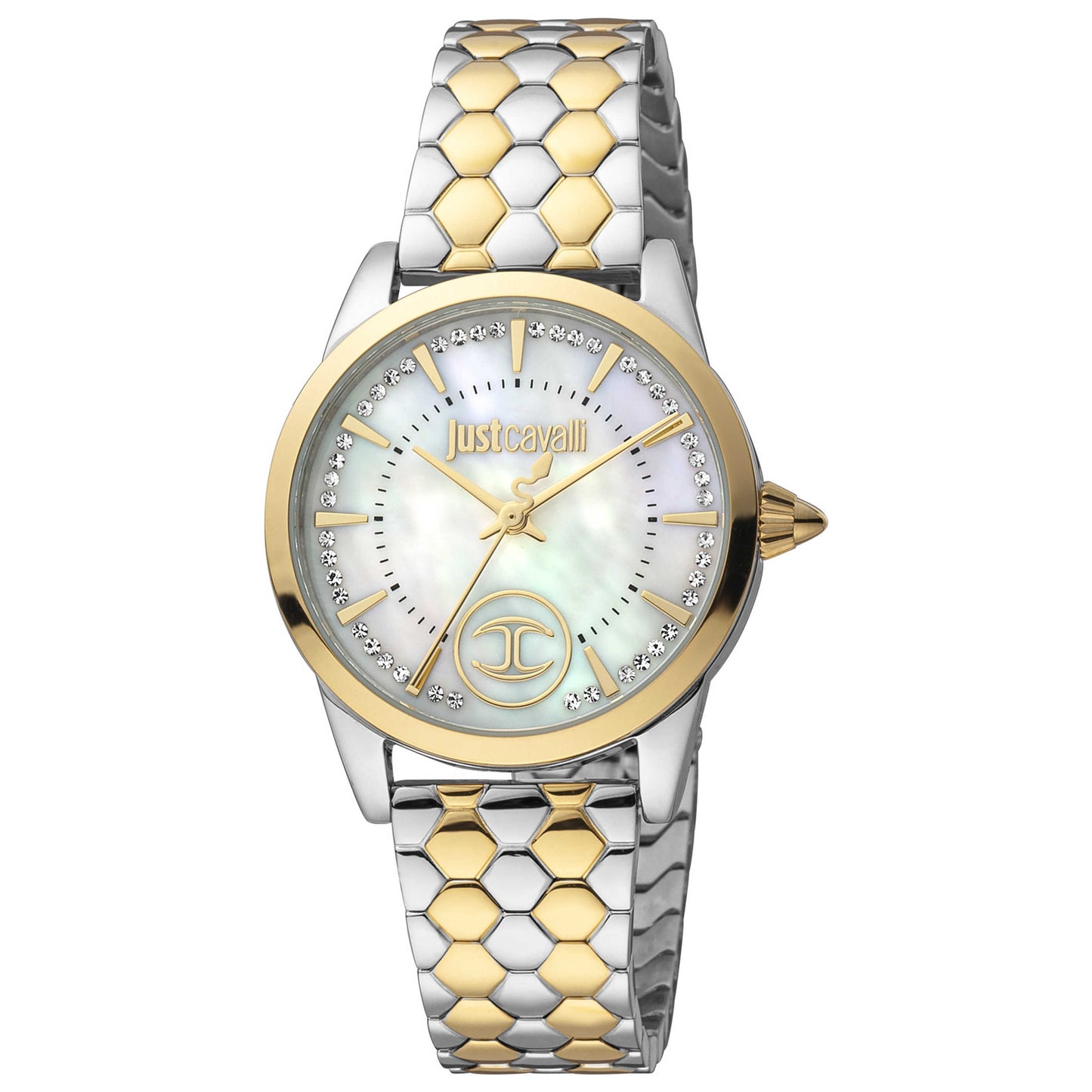 Front view of Just Cavalli Glam Chic Women's Quartz Watch JC1L087M0285