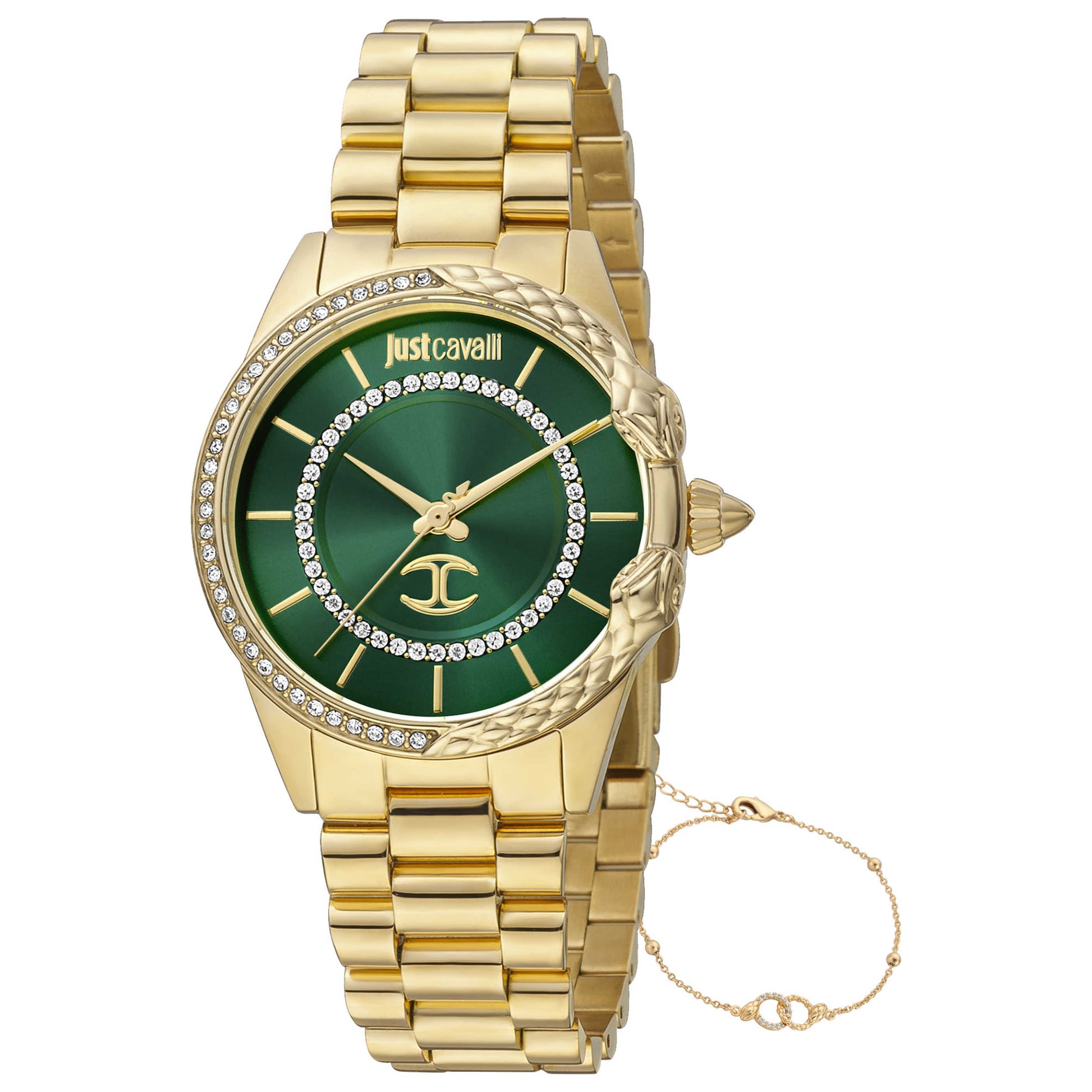 Front view of Just Cavalli Set Catena Women's Quartz Watch JC1L095M0265