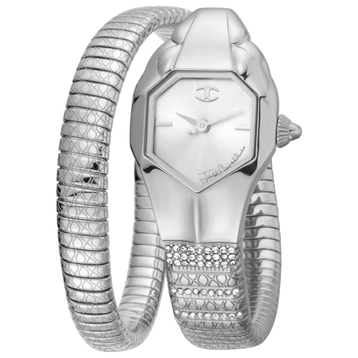 Front view of Just Cavalli Snake Women's Quartz Watch JC1L113M0015