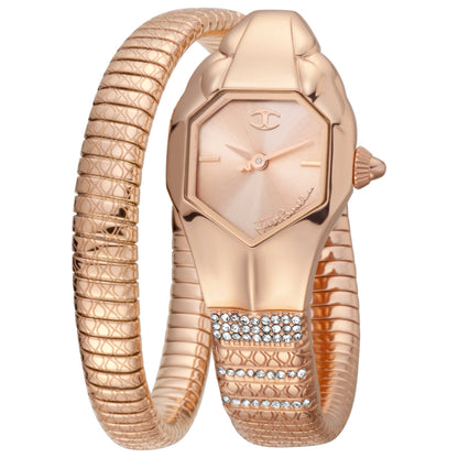 Front view of Just Cavalli Snake Women's Quartz Watch JC1L113M0035
