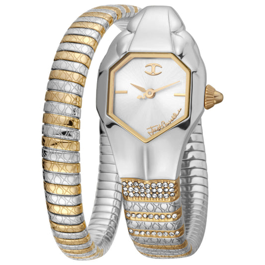 Front view of Just Cavalli Snake Women's Quartz Watch JC1L113M0045