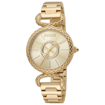 Front view of Just Cavalli Serpente Interno Women's Quartz Watch JC1L148M0065