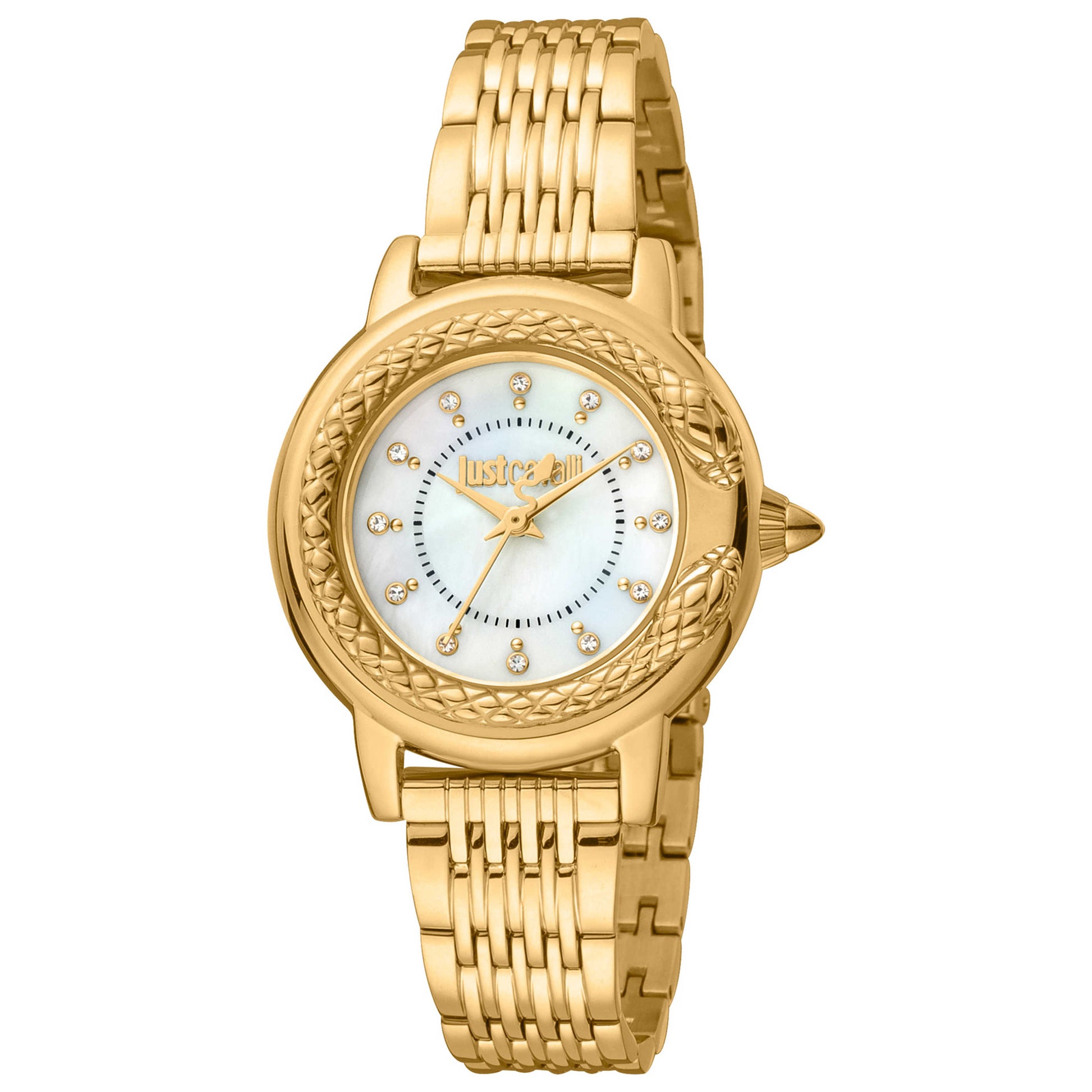 Front view of Just Cavalli Glam Chic Presto Women's Quartz Watch JC1L151M0665