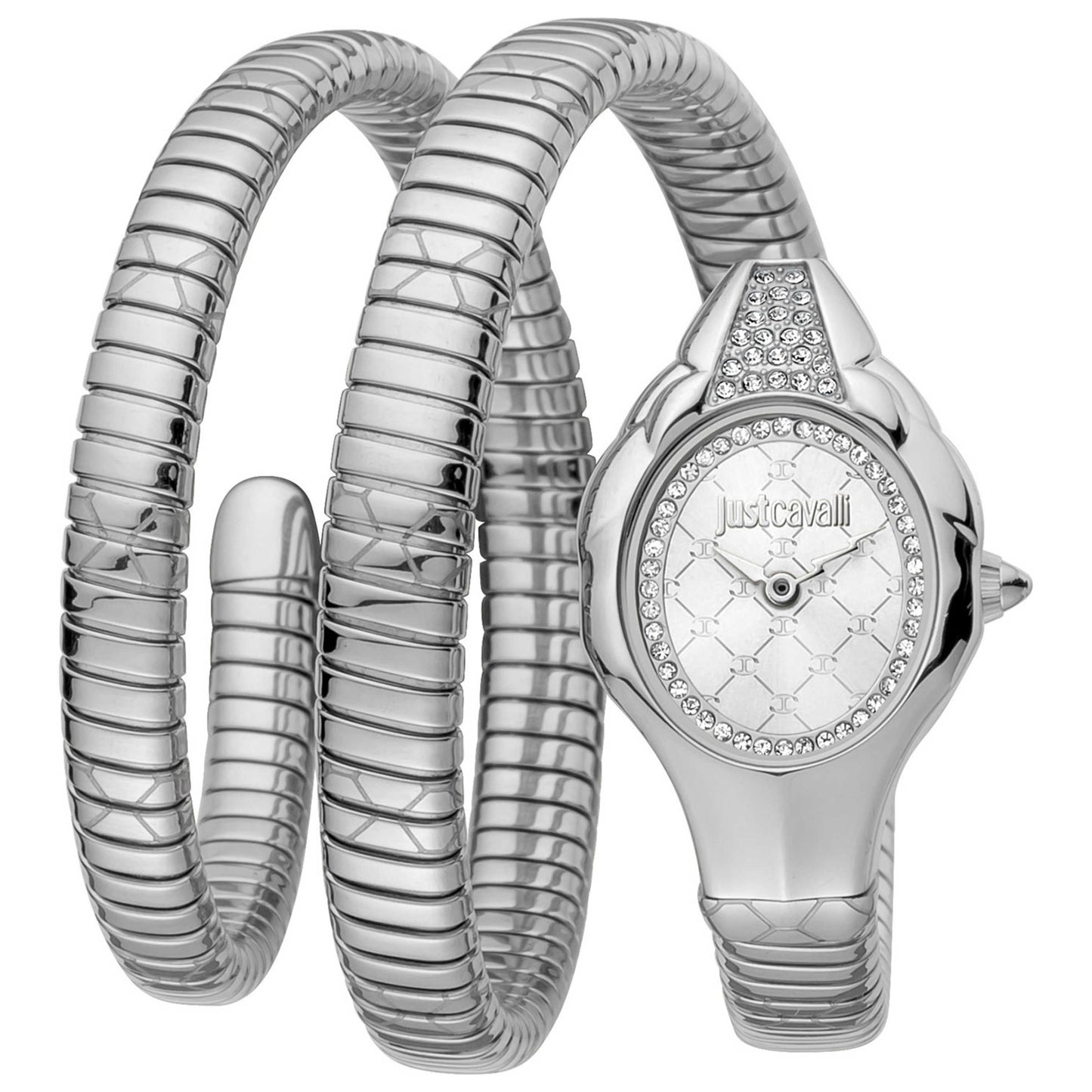 Front view of Just Cavalli Serpente Lungo Women's Quartz Watch JC1L189M0015