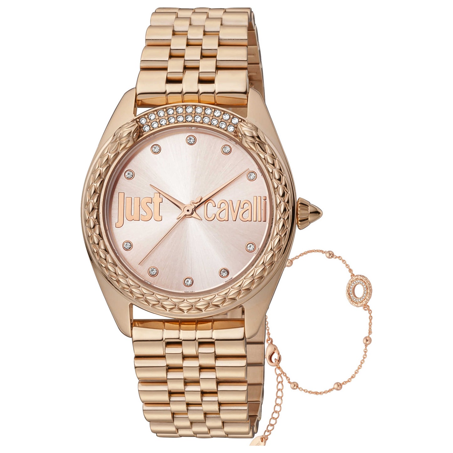 Front view of Just Cavalli Animalier Women's Quartz Watch JC1L195M0085