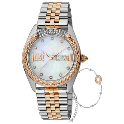 Front view of Just Cavalli Animalier Women's Quartz Watch JC1L195M0115