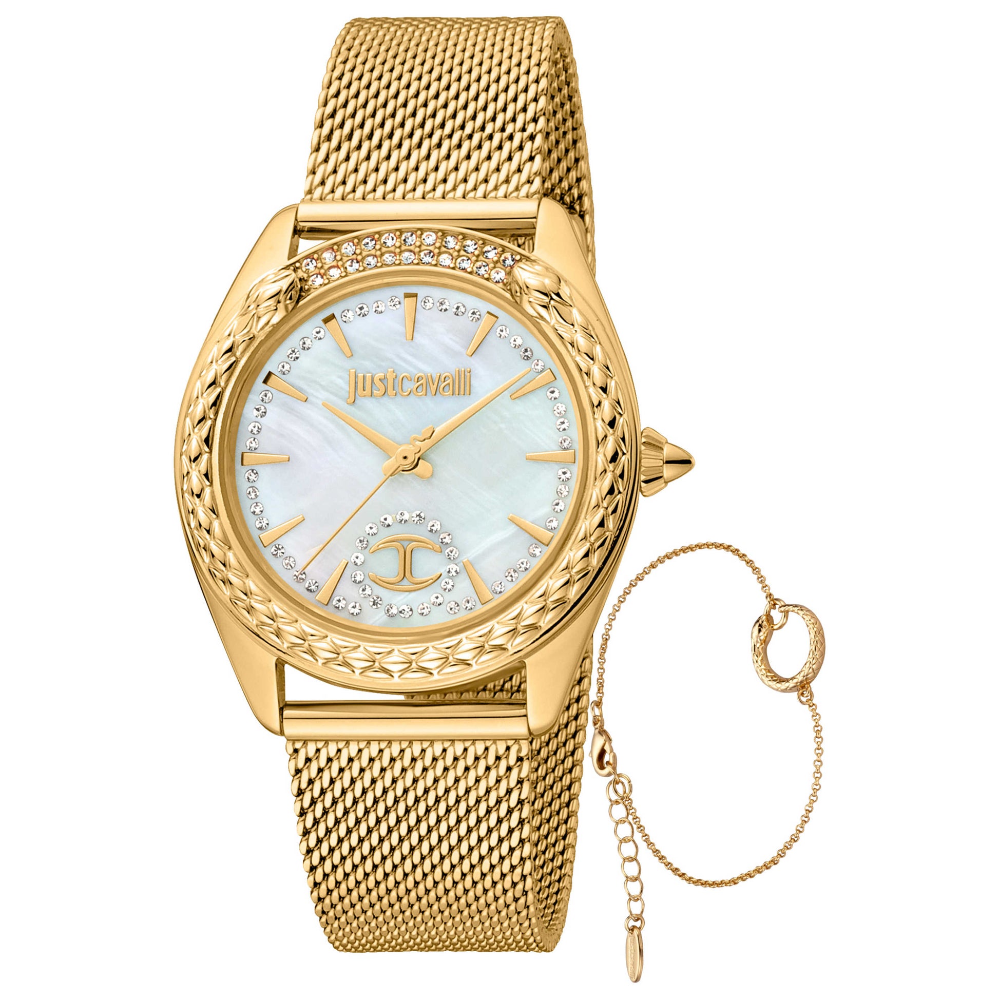 Front view of Just Cavalli Animalier Women's Quartz Watch JC1L195M0225