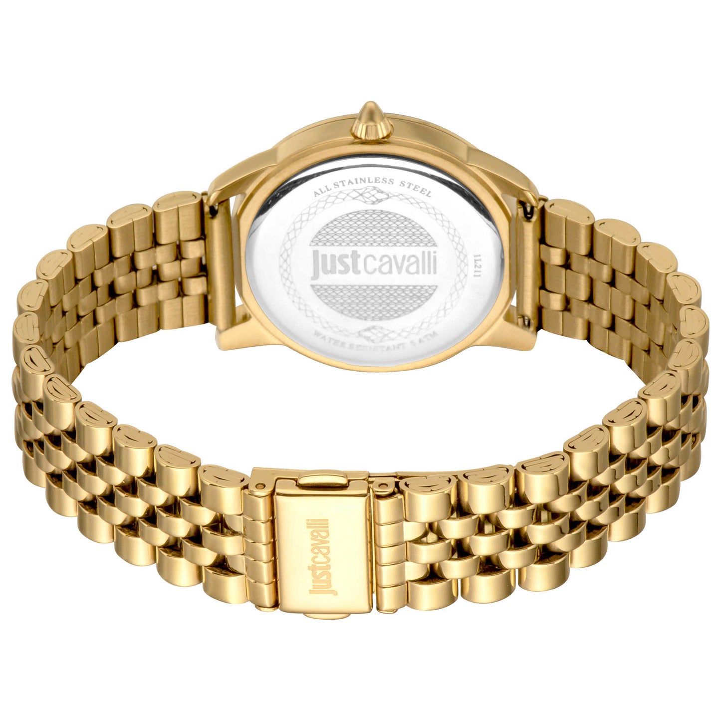 Just Cavalli Signature Snake Glam Evo 7 Doppio Women's Quartz Watch JC1L211M0075 - Image #2