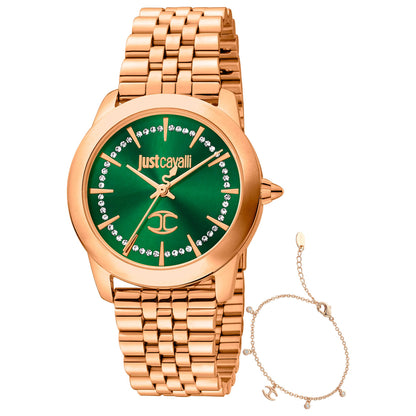 Front view of Just Cavalli Glam Creazione Women's Quartz Watch JC1L211M0085