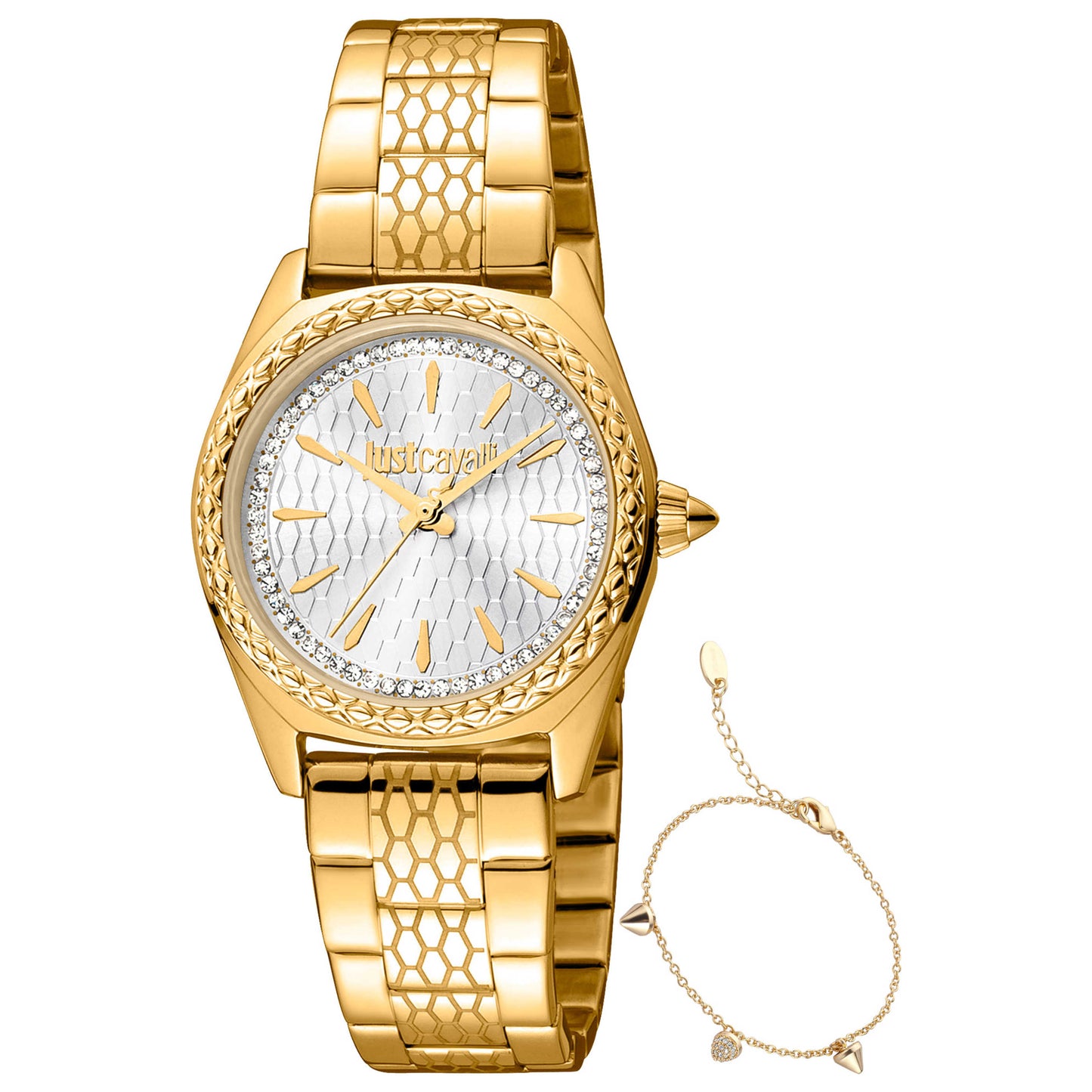 Front view of Just Cavalli SET Fashion Glam Women's Quartz Watch JC1L239M0065