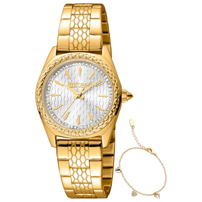 Front view of Just Cavalli SET Fashion Glam Women's Quartz Watch JC1L239M0065