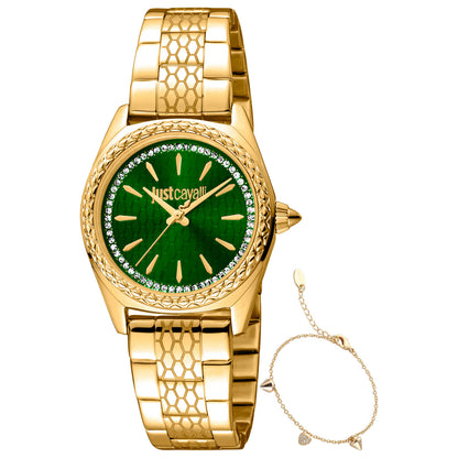 Front view of Just Cavalli SET Fashion Glam Women's Quartz Watch JC1L239M0075