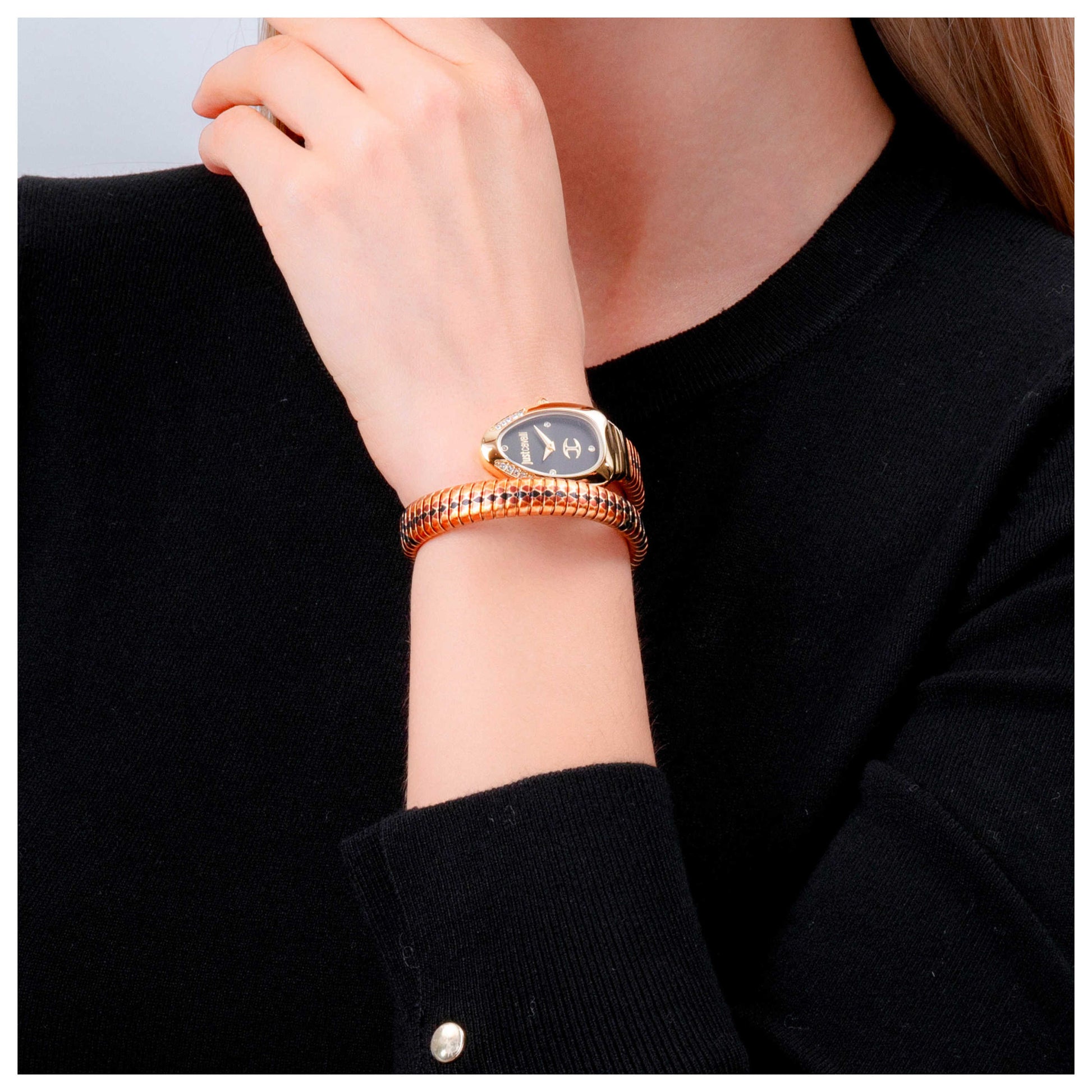 Just Cavalli Signature Snake Women's Quartz Watch JC1L251M0055 - Image #5