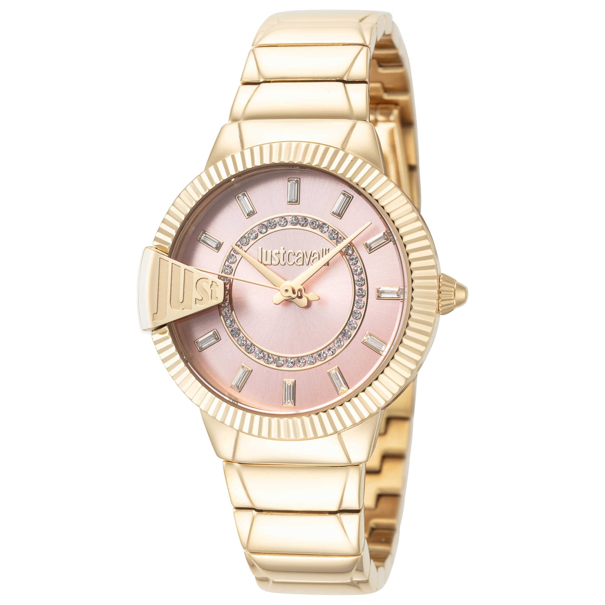 Front view of Just Cavalli Glam Chic Women's Quartz Watch JC1L256M0065