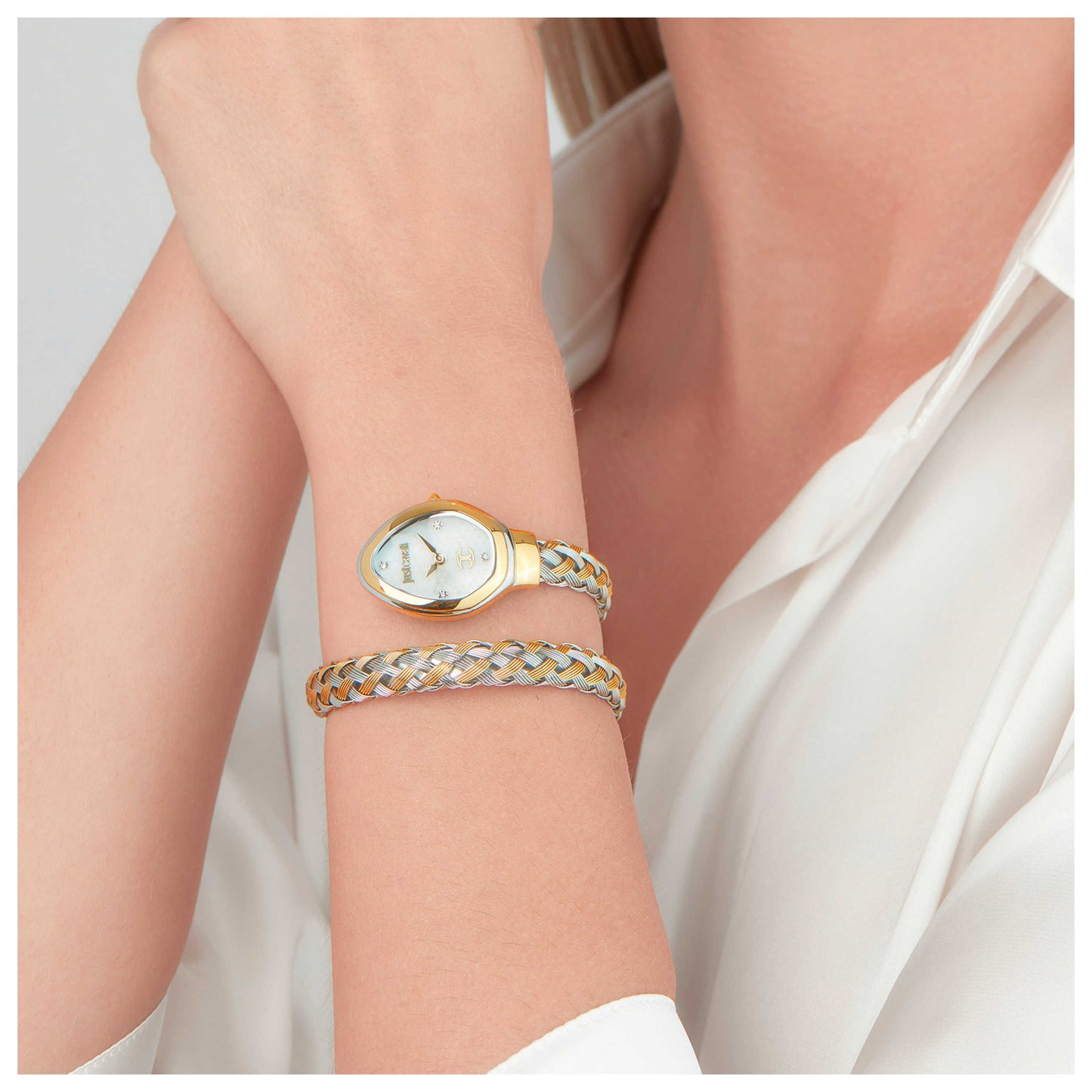 Just Cavalli Signature Snake Women's Quartz Watch JC1L264M0055 - Image #5