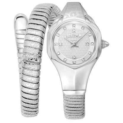 Front view of Just Cavalli Snake Women's Quartz Watch JC1L270M0015