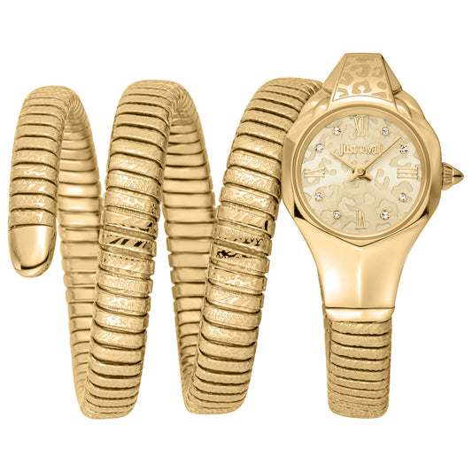 Front view of Just Cavalli Snake Women's Quartz Watch JC1L271M0025