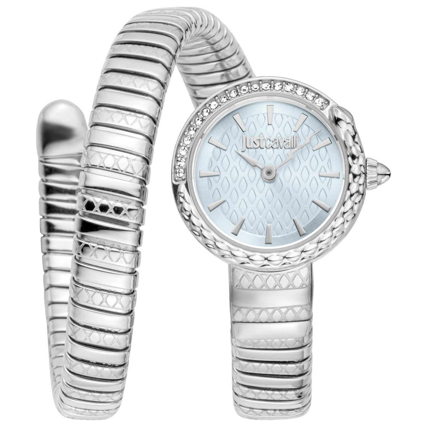 Front view of Just Cavalli Snake Women's Quartz Watch JC1L301M0015