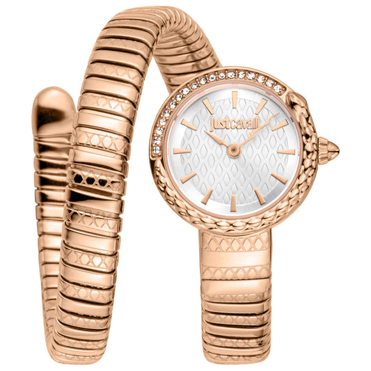 Front view of Just Cavalli Snake Women's Quartz Watch JC1L301M0045