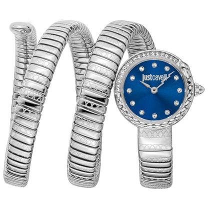 Front view of Just Cavalli Signature Snake Women's Quartz Watch JC1L302M0015