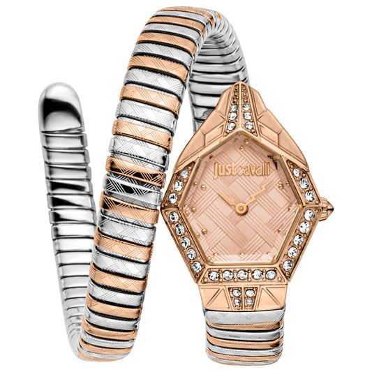 Front view of Just Cavalli Snake Women's Quartz Watch JC1L303M0065