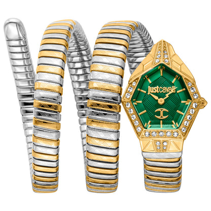 Front view of Just Cavalli Snake Women's Quartz Watch JC1L304M0065