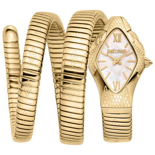 Front view of Just Cavalli Snake Women's Quartz Watch JC1L307M0025