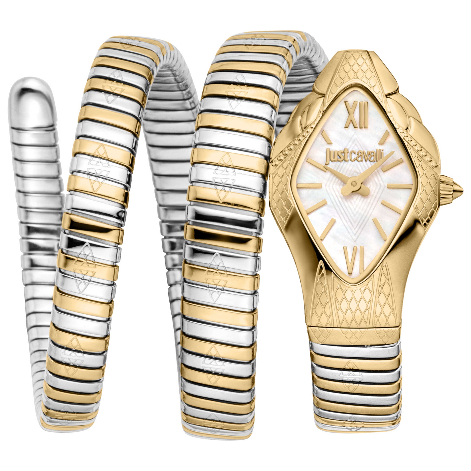 Front view of Just Cavalli Cristallo Women's Quartz Watch JC1L307M0055