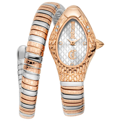 Front view of Just Cavalli Snake Women's Quartz Watch JC1L373M1065