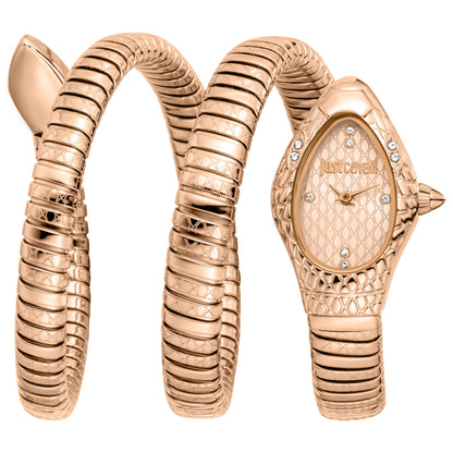 Front view of Just Cavalli Snake Women's Quartz Watch JC1L374M0045