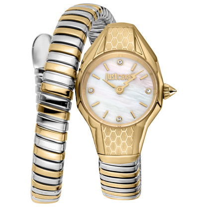Front view of Just Cavalli Snake Women's Quartz Watch JC1L375M0055