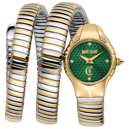 Front view of Just Cavalli Snake Women's Quartz Watch JC1L393M0045