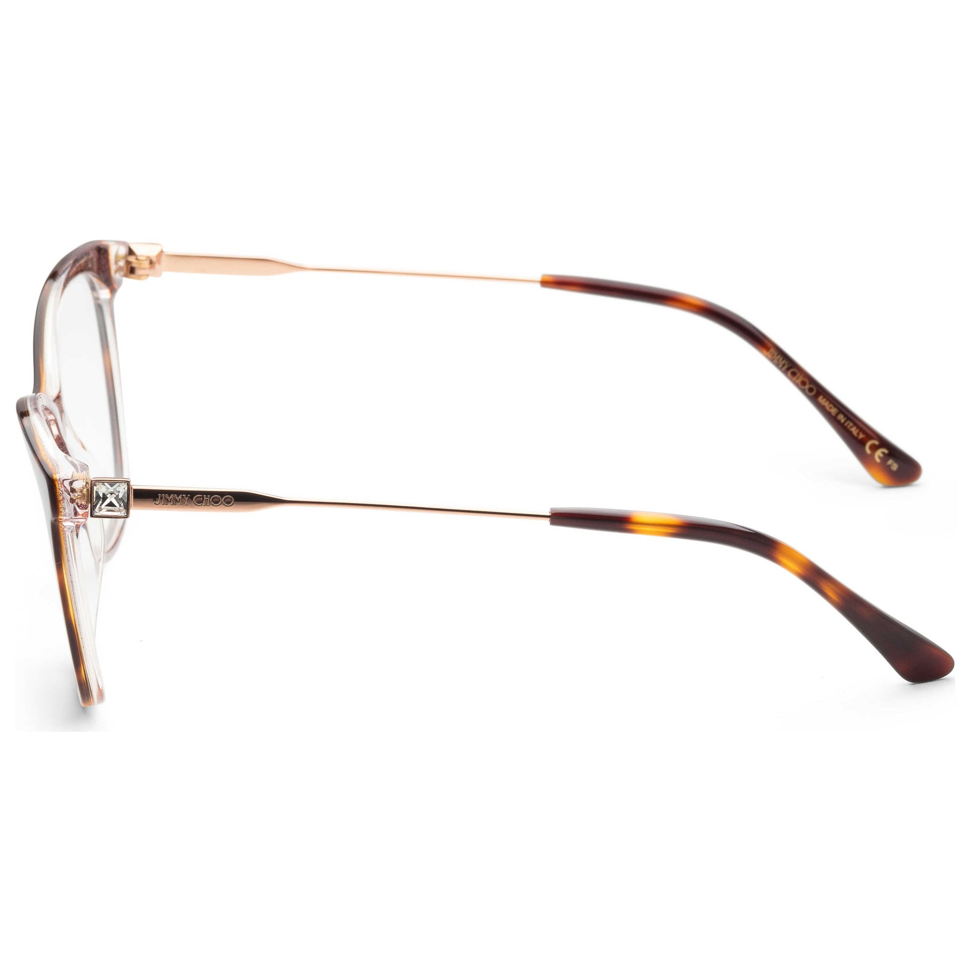 Left view of Jimmy Choo Core Women's Opticals JC313-0LDG-00