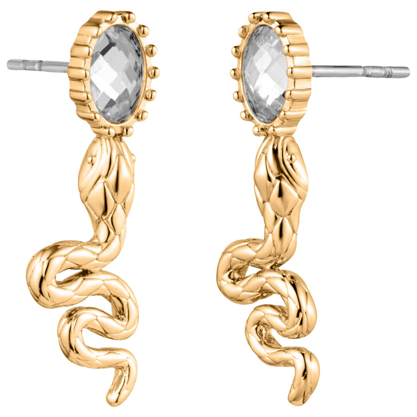 Front view of Just Cavalli Fashion Women's Earrings JCER01553200