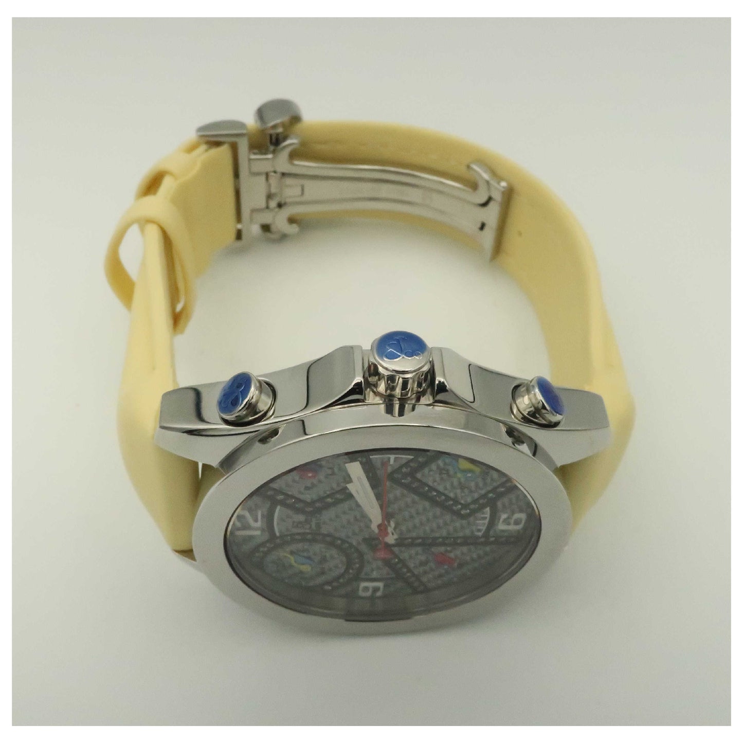 Jacob & Co. Five Time Zone Men's Swiss Quartz (Battery-Powered) Watch JCM-95DA-PO2 - Image #8