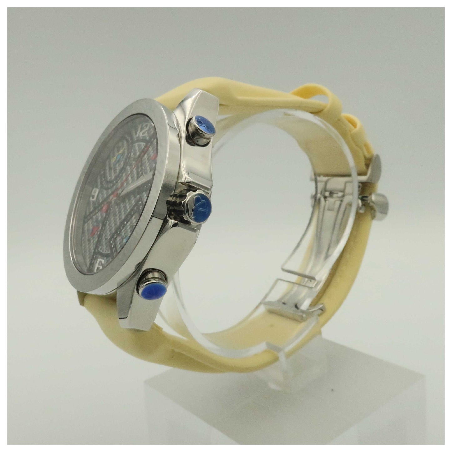 Jacob & Co. Five Time Zone Men's Swiss Quartz (Battery-Powered) Watch JCM-95DA-PO2 - Image #4