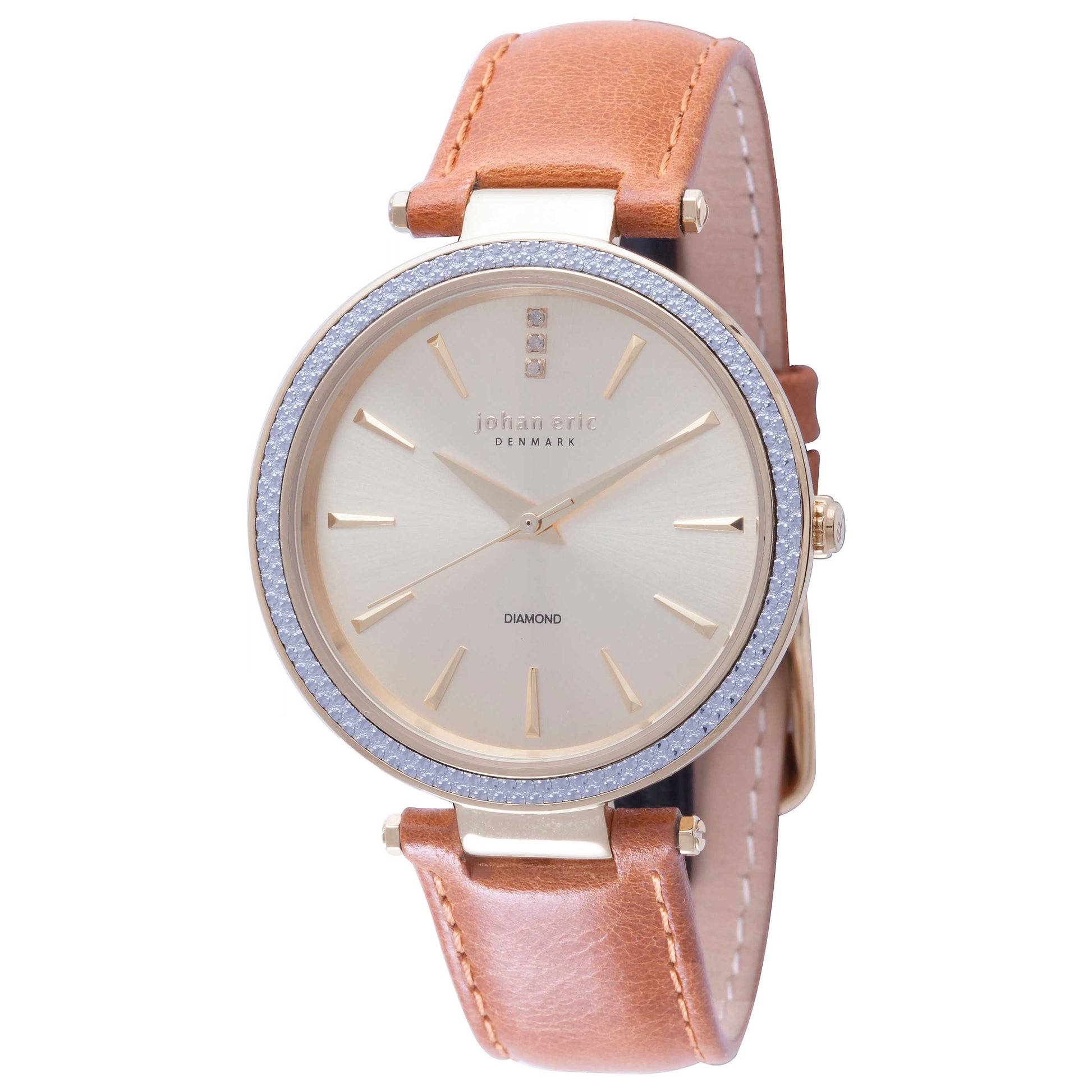 Front view of Johan Eric Fredericia Women's Quartz Watch JE-F1000-02-002