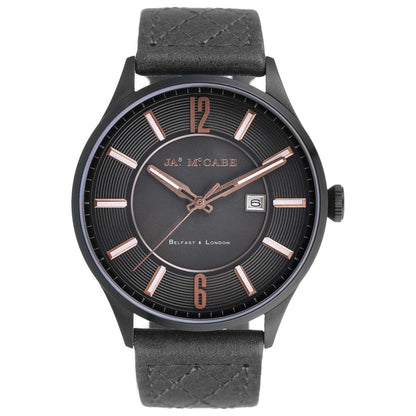 Front view of James McCabe London Men's Quartz Watch JM-1027-0A
