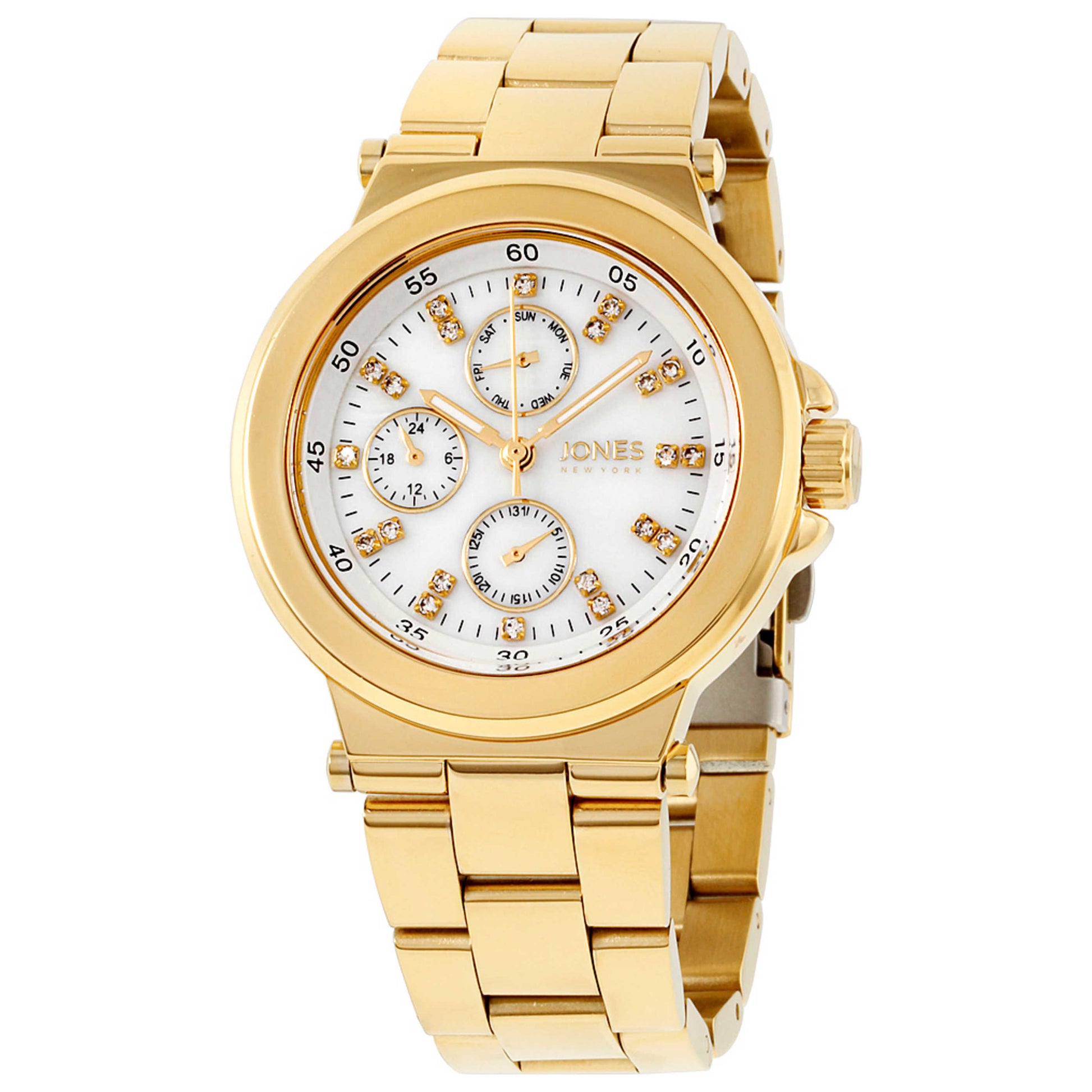 Front view of Jones New York Classic Women's Quartz Watch JNC11594G528-005