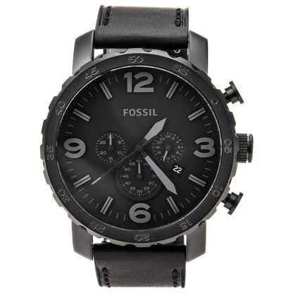 Front view of Fossil Nate Men's Quartz Watch JR1354