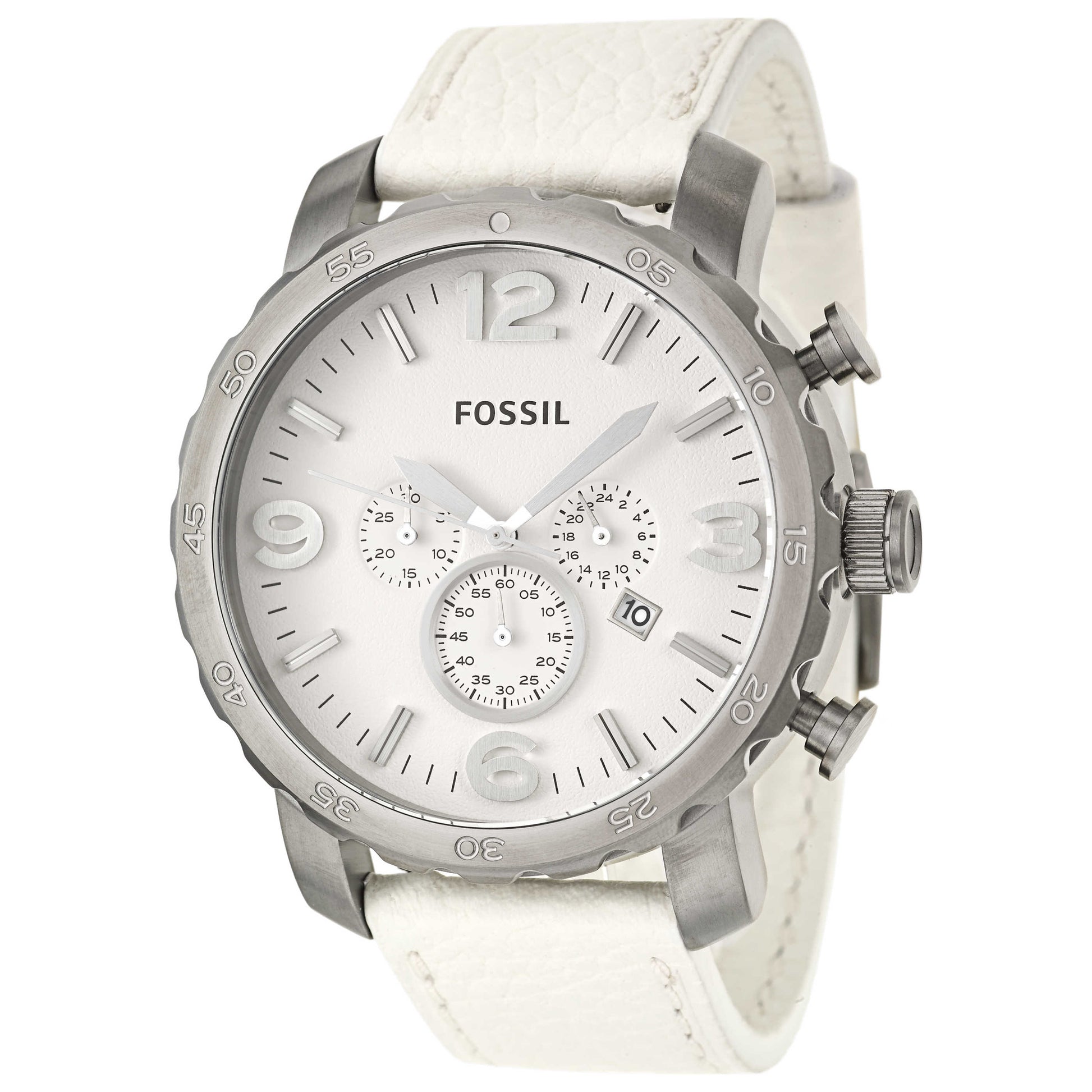 Front view of Fossil Nate Men's Quartz Watch JR1423