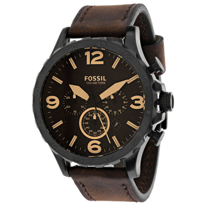 Front view of Fossil Nate Men's Quartz Watch JR1487