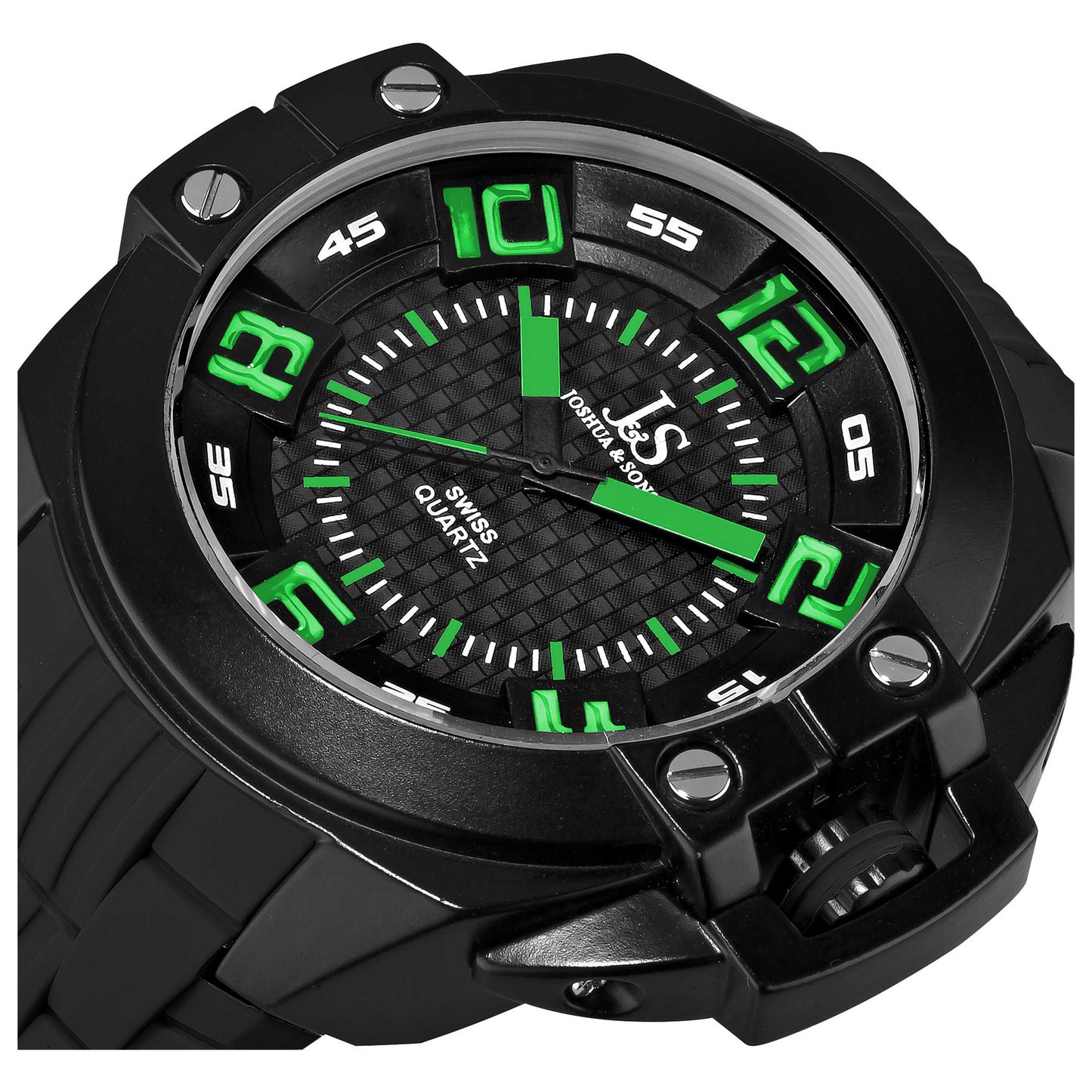 Joshua & Sons Classic Men's Swiss Quartz (Battery-Powered) Watch JS-39-BK - Image #2