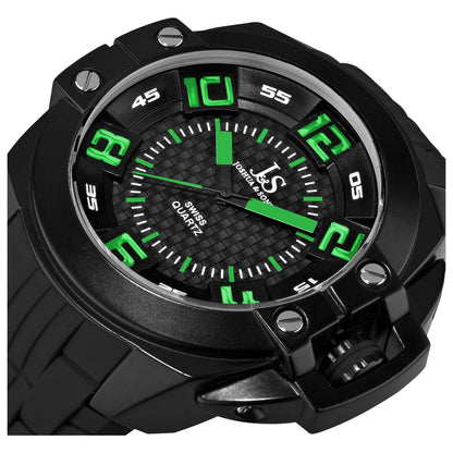 Joshua & Sons Classic Men's Swiss Quartz (Battery-Powered) Watch JS-39-BK - Image #2