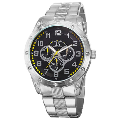 Front view of Joshua & Sons Classic Men's Quartz Watch JS47YL